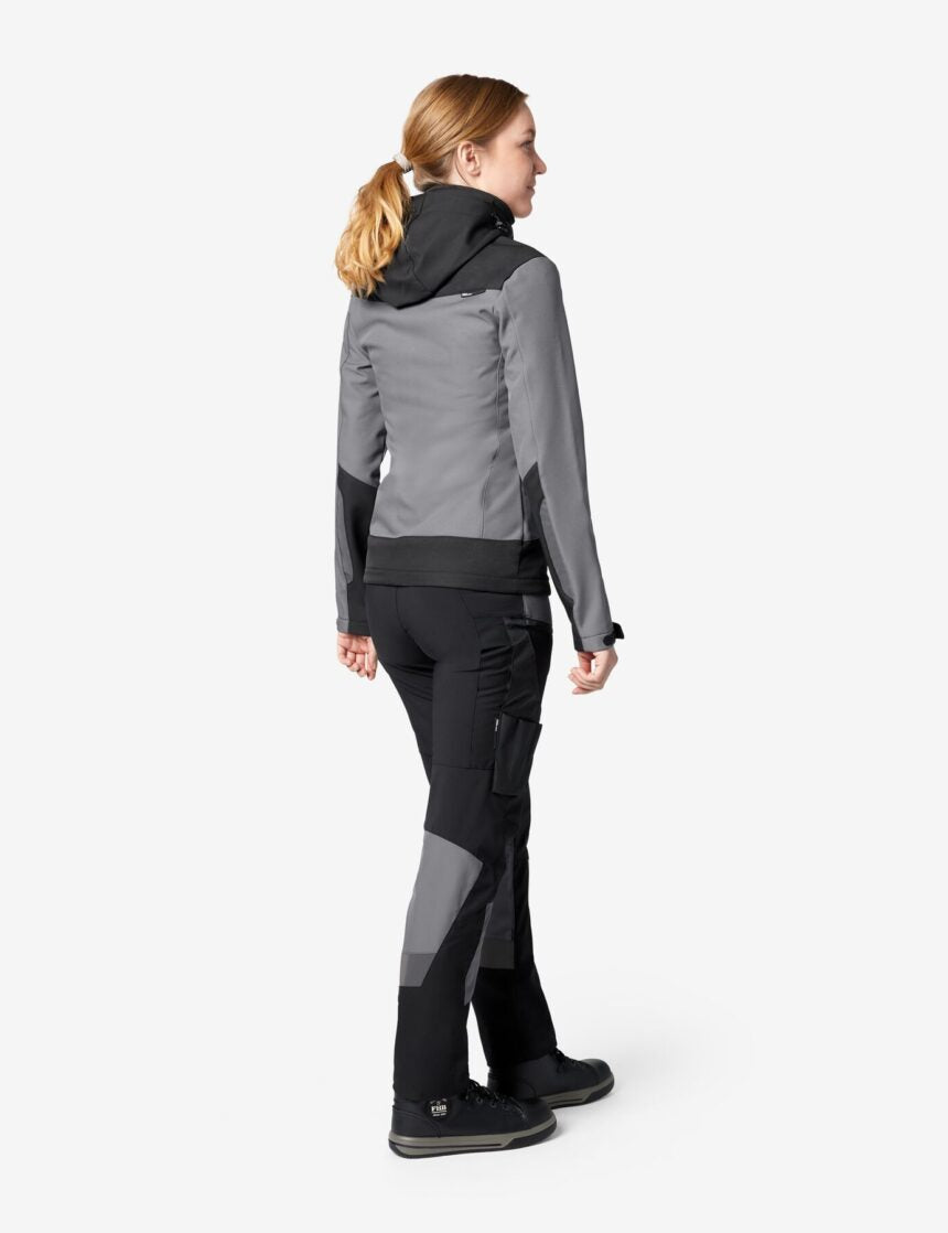 Julia Softshelljacke 79120 – Grau-schwarz