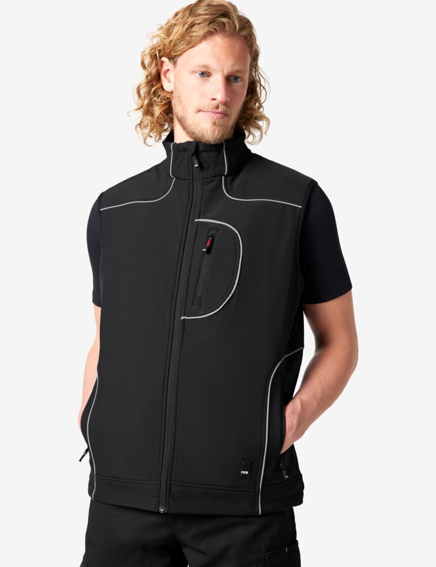 Martin Softshellweste 78517 – Schwarz