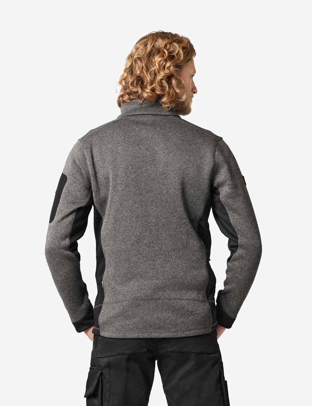 Christoph Fleecejacke 79595 – Anthrazit-schwarz
