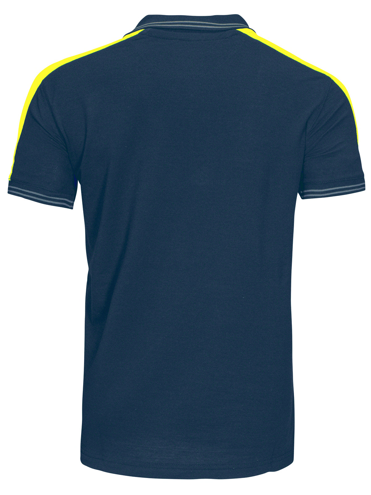 Polo Pique 2018 – Marine/Gelb