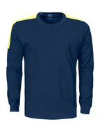 Langarm T-Shirt 2020 – Marine/Gelb