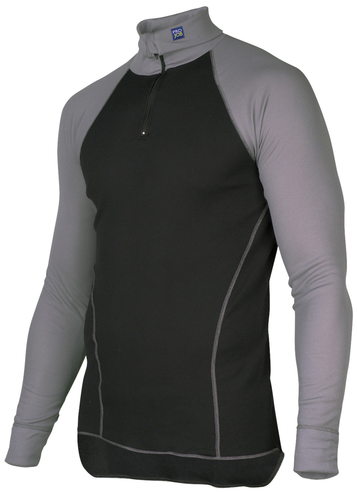 Unterhemd mit Polokragen 3103 – Schwarz