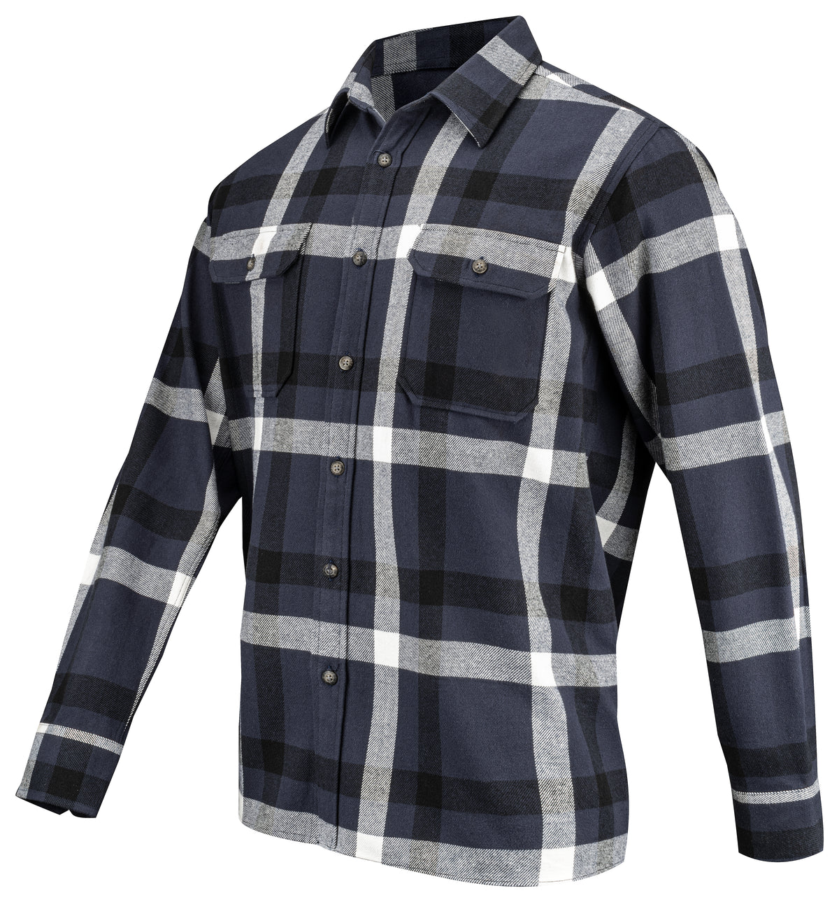 Flanellhemd 5212 – Marine/Kariert