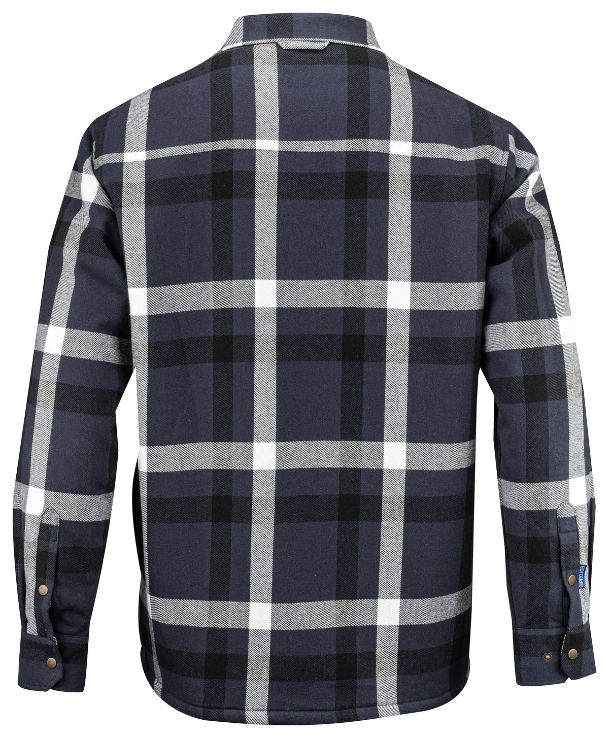 Gefüttertes Flanellhemd 5213 – Marine/Kariert