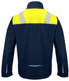 Jacke 100% Baumwolle 5437 – Gelb/Marine