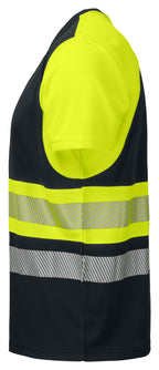 T-Shirt EN ISO 20471 Klasse 1 6020 – Gelb/Schwarz