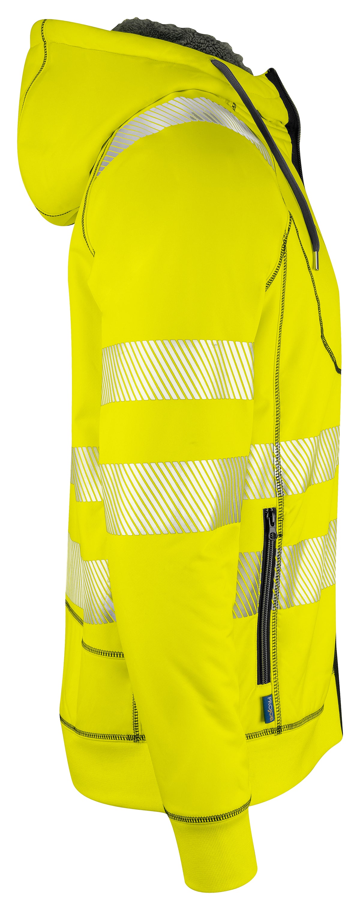 Kapuzenjacke EN ISO 20471 Klasse 3/2 6130 – Gelb/Schwarz