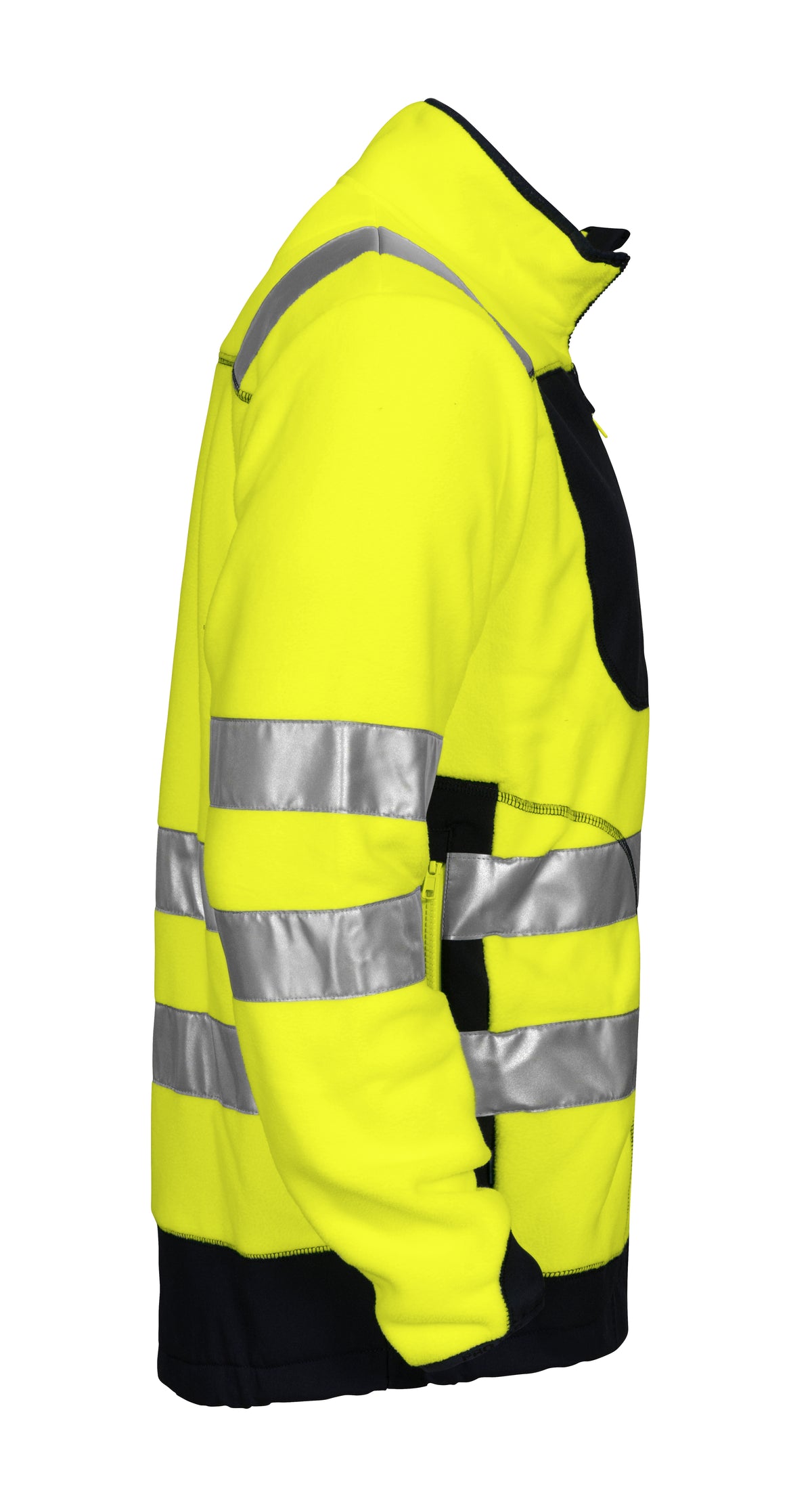 Fleece Jacke EN ISO20471 Klasse 3/2 6303 – Gelb/Schwarz