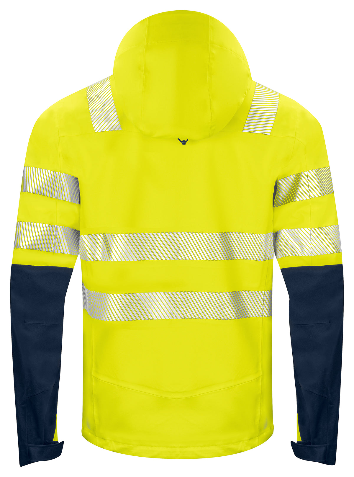 Shelljacke EN ISO 20471 Klasse 3/2 6416 – Gelb/Marine