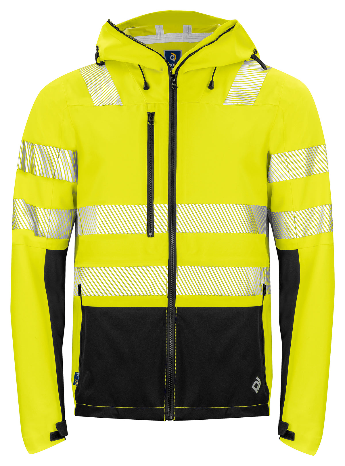 Shelljacke EN ISO 20471 Klasse 3/2 6416 – Gelb/Schwarz