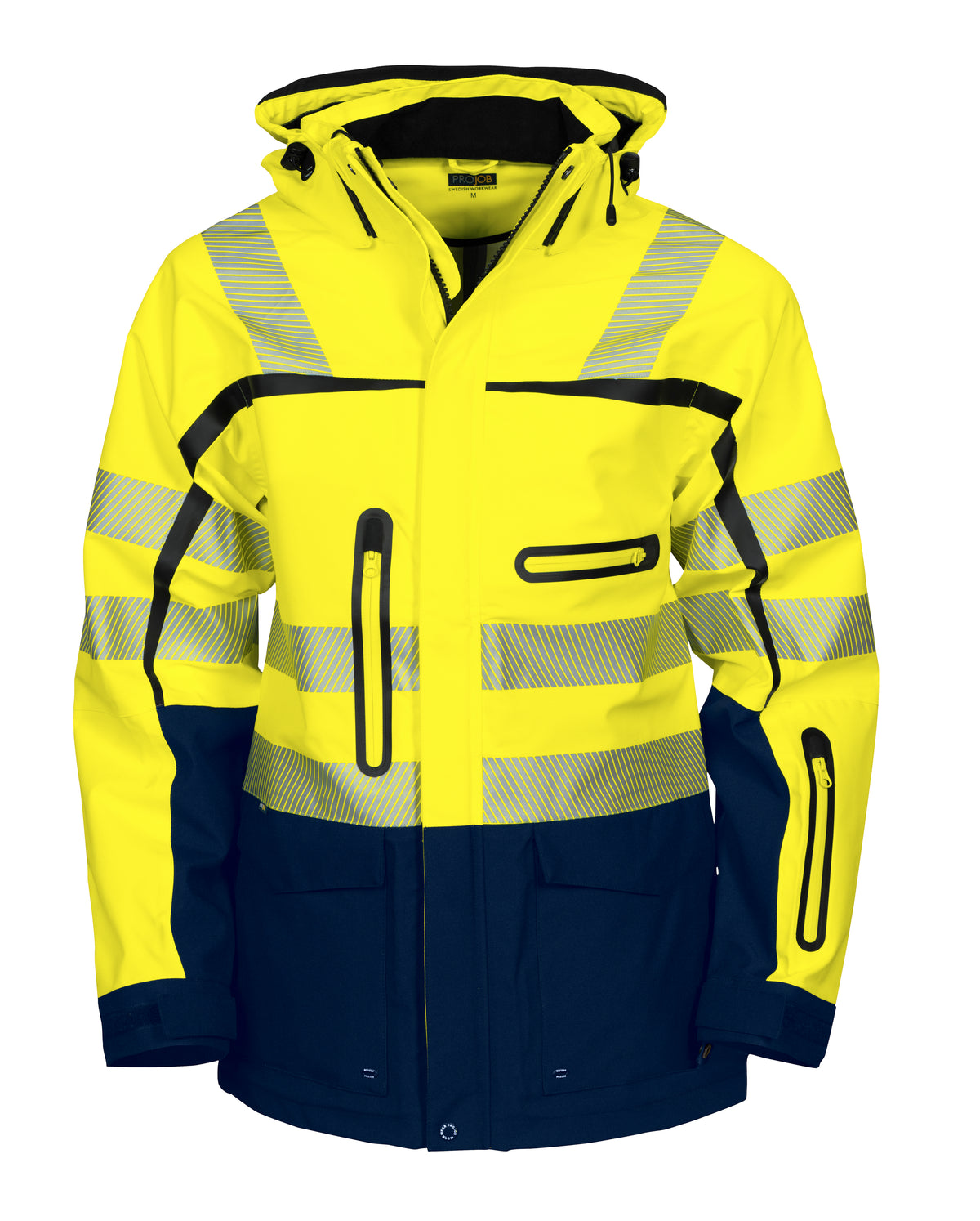 Funktionsjacke EN ISO 20471 Klasse 3/2 6417 – Gelb/Marine