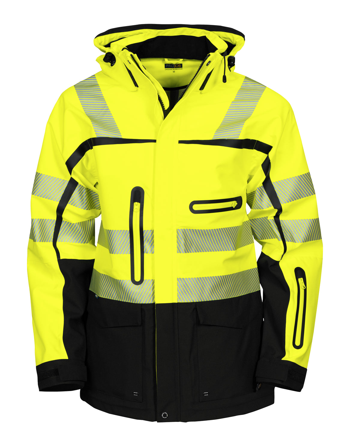 Funktionsjacke EN ISO 20471 Klasse 3/2 6417 – Gelb/Schwarz