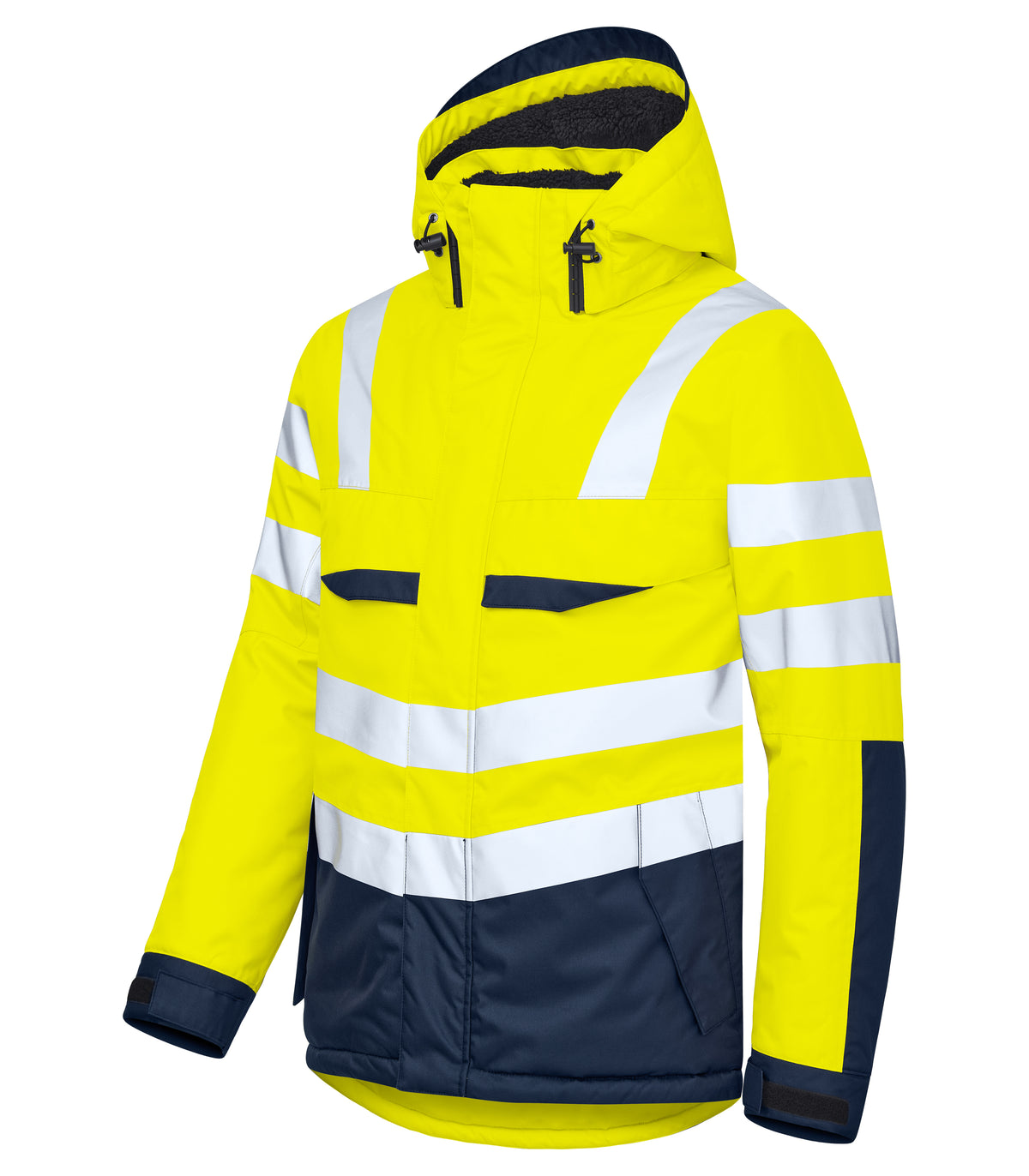 Funktionsjacke, Wattiert EN ISO 20471 Klasse 3 6425 – Gelb/Marine