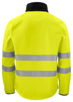Softshell Jacke EN ISO 20471 Klasse 3/2 6432 – Gelb/Schwarz
