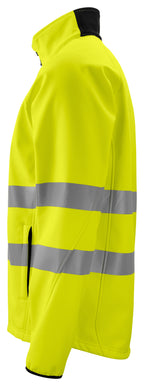 Softshell Jacke EN ISO 20471 Klasse 3/2 6432 – Gelb/Schwarz