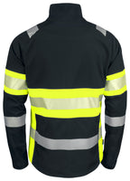 Funktionsjacke EN ISO 20471 Klasse 1 6442 – Gelb/Schwarz
