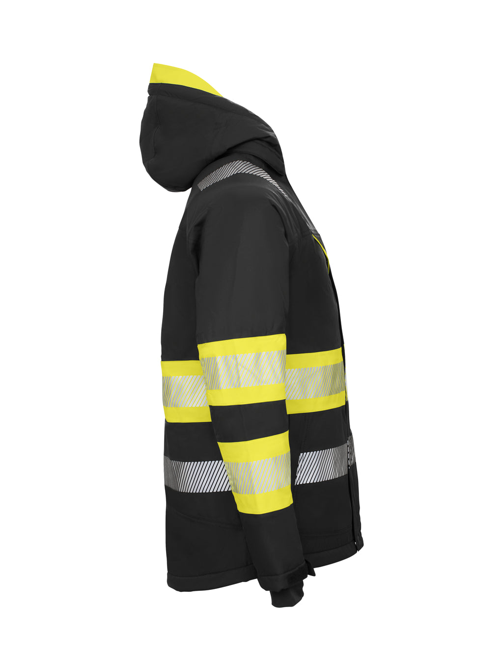 Funktionsjacke EN ISO 20471 Klasse 1 6446 – Gelb/Schwarz