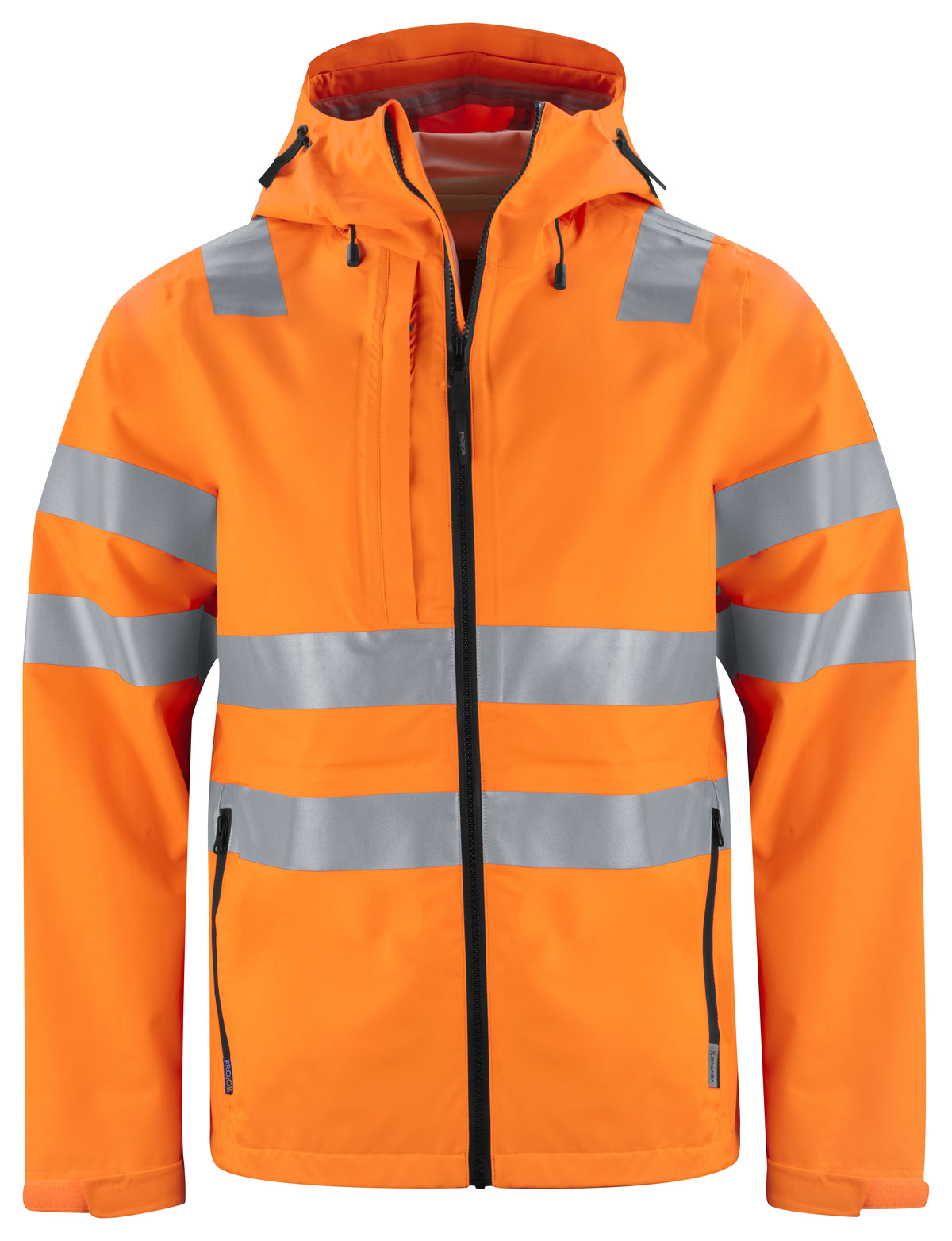 Regenjacke EN ISO 20471 Klasse 3 6450 – Orange/Schwarz