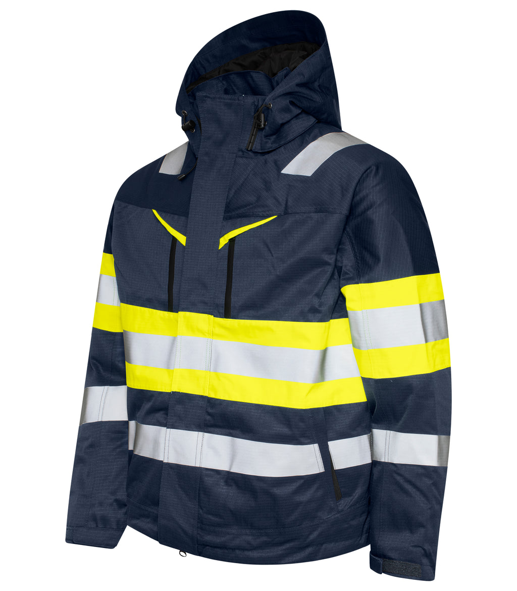 Funktionsjacke EN ISO 20471 Klasse 1 6454 – Gelb/Marine