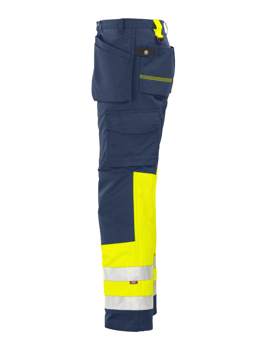 Arbeitshose EN ISO 20471 Klasse 1 6502 – Gelb/Marine