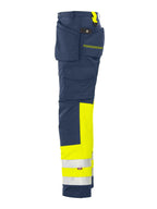 Arbeitshose EN ISO 20471 Klasse 1 6502 – Gelb/Marine