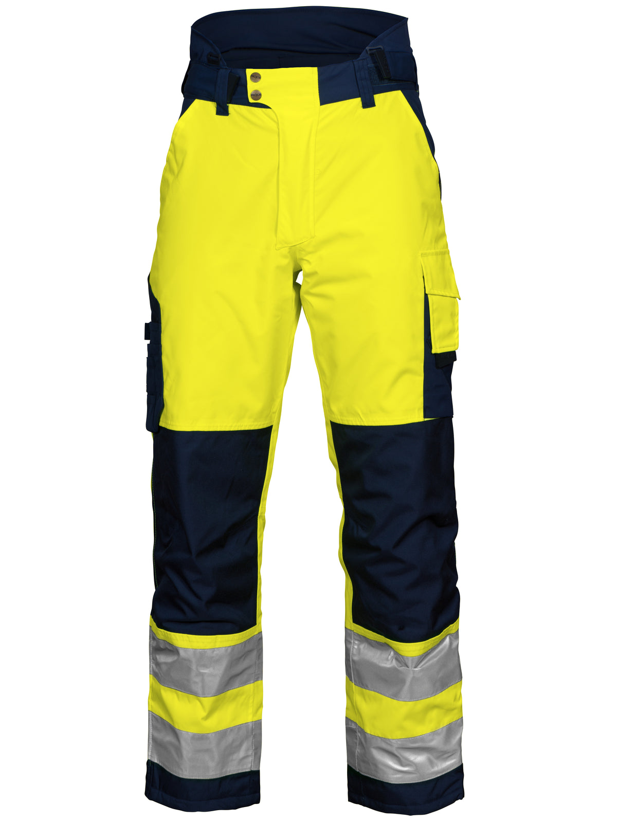 Gefütterte Hose HV EN ISO 20471 Klasse 2 6514 – Gelb/Marine