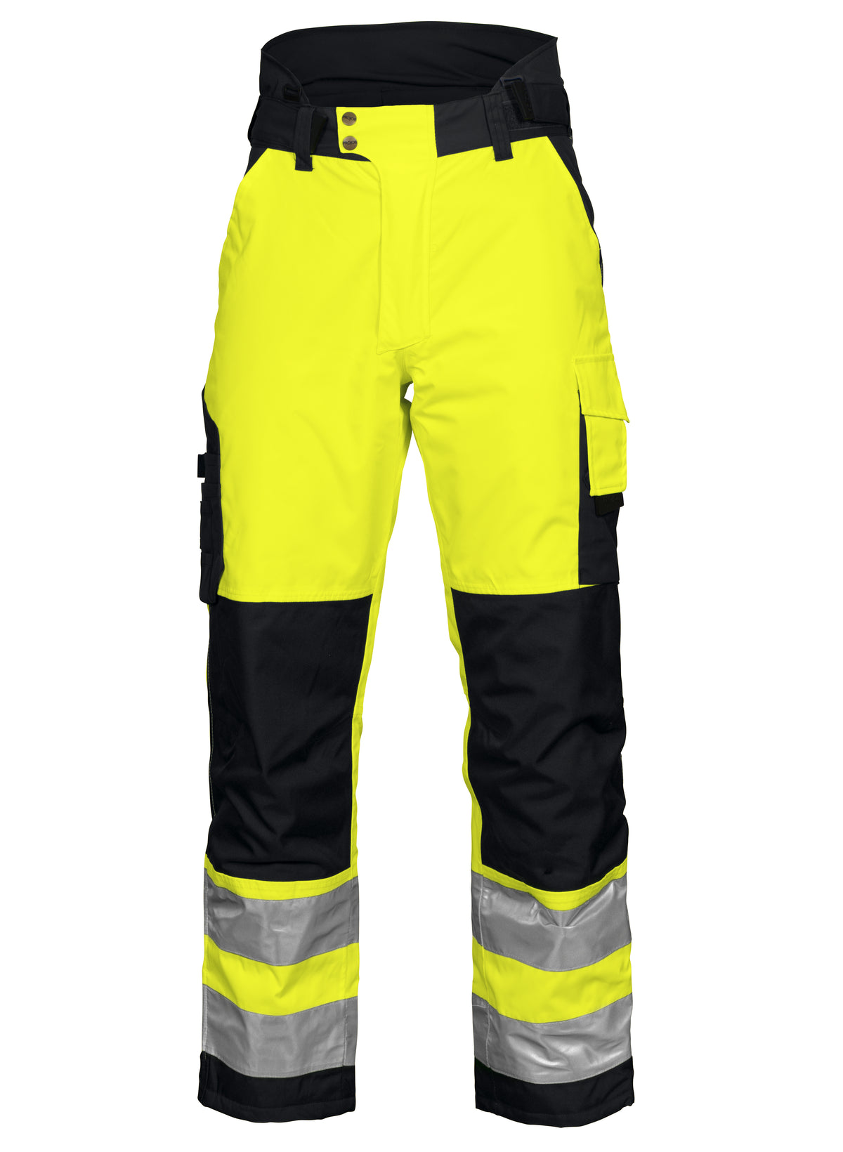 Gefütterte Hose HV EN ISO 20471 Klasse 2 6514 – Gelb/Schwarz