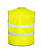 Vest EN ISO 20471 Class 2 6713 – Gelb/Schwarz