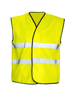 Vest EN ISO 20471 Class 2 6713 – Gelb/Schwarz