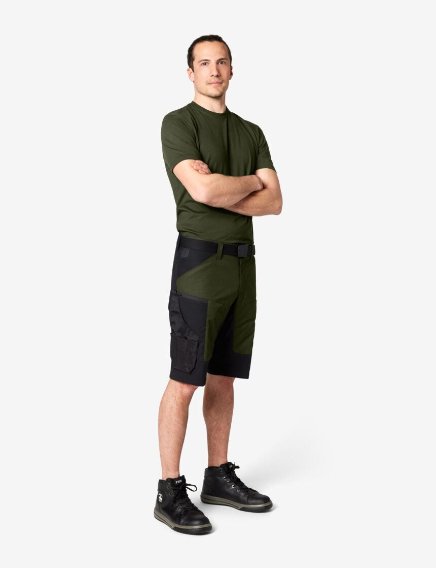 Kim Arbeitsshorts 123130 – Oliv-schwarz