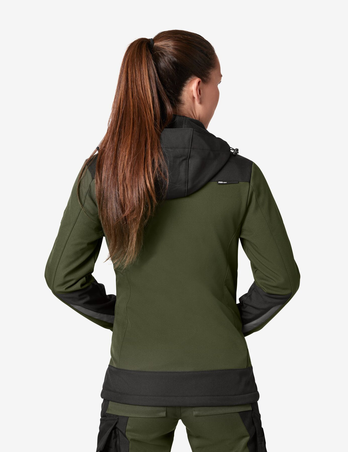 Julia Softshelljacke 79120 – Oliv-schwarz