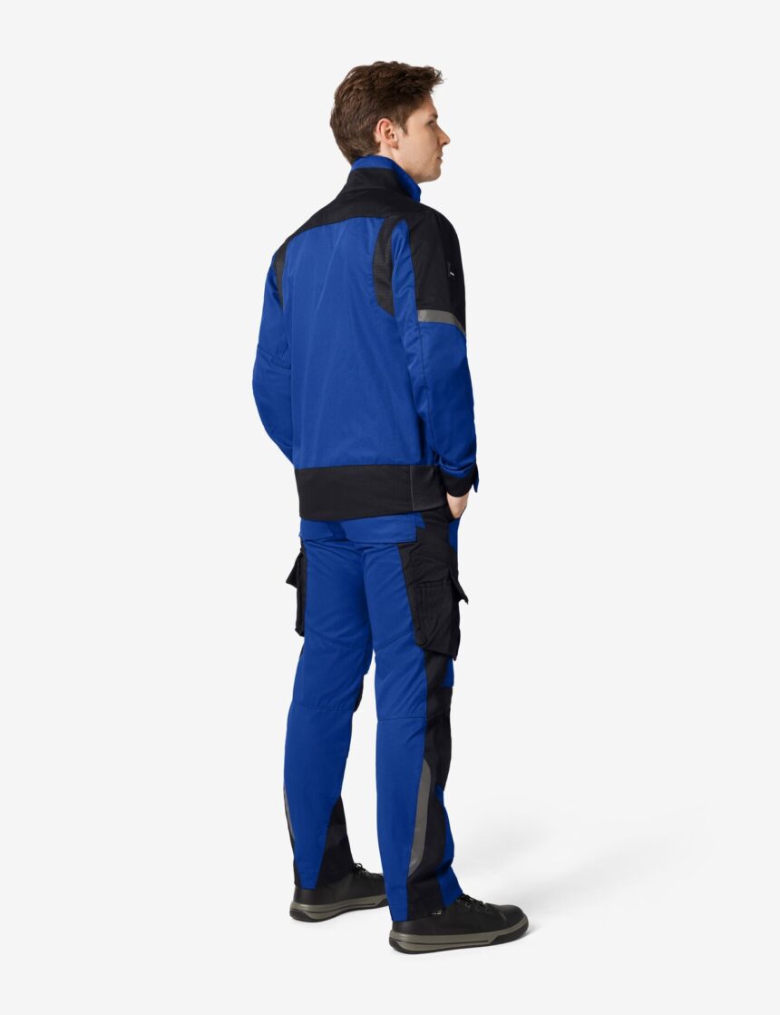 Frank Arbeitsjacke 125900 – Royalblau-schwarz