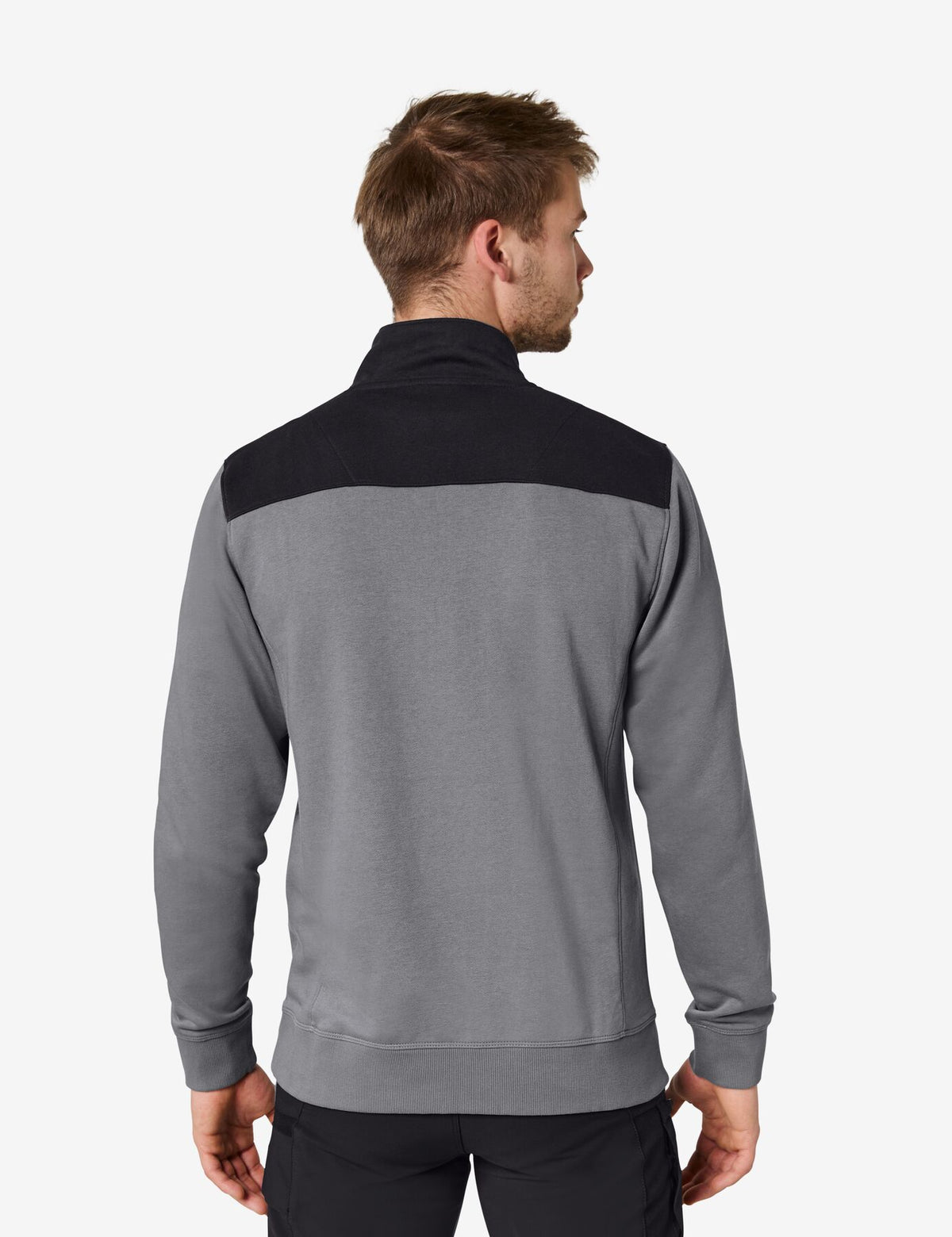Rob Zip-Sweatshirt 821120 – Grau-schwarz