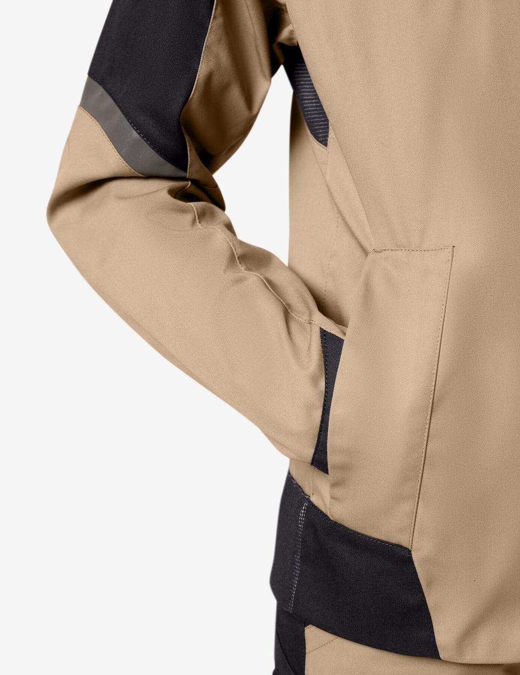 Frank Arbeitsjacke 125900 – Beige-schwarz
