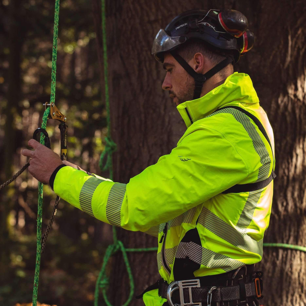 ATHV4400 Halb-Reißverschluss Wasserdichte Jacke - Hi-Vis Gelb