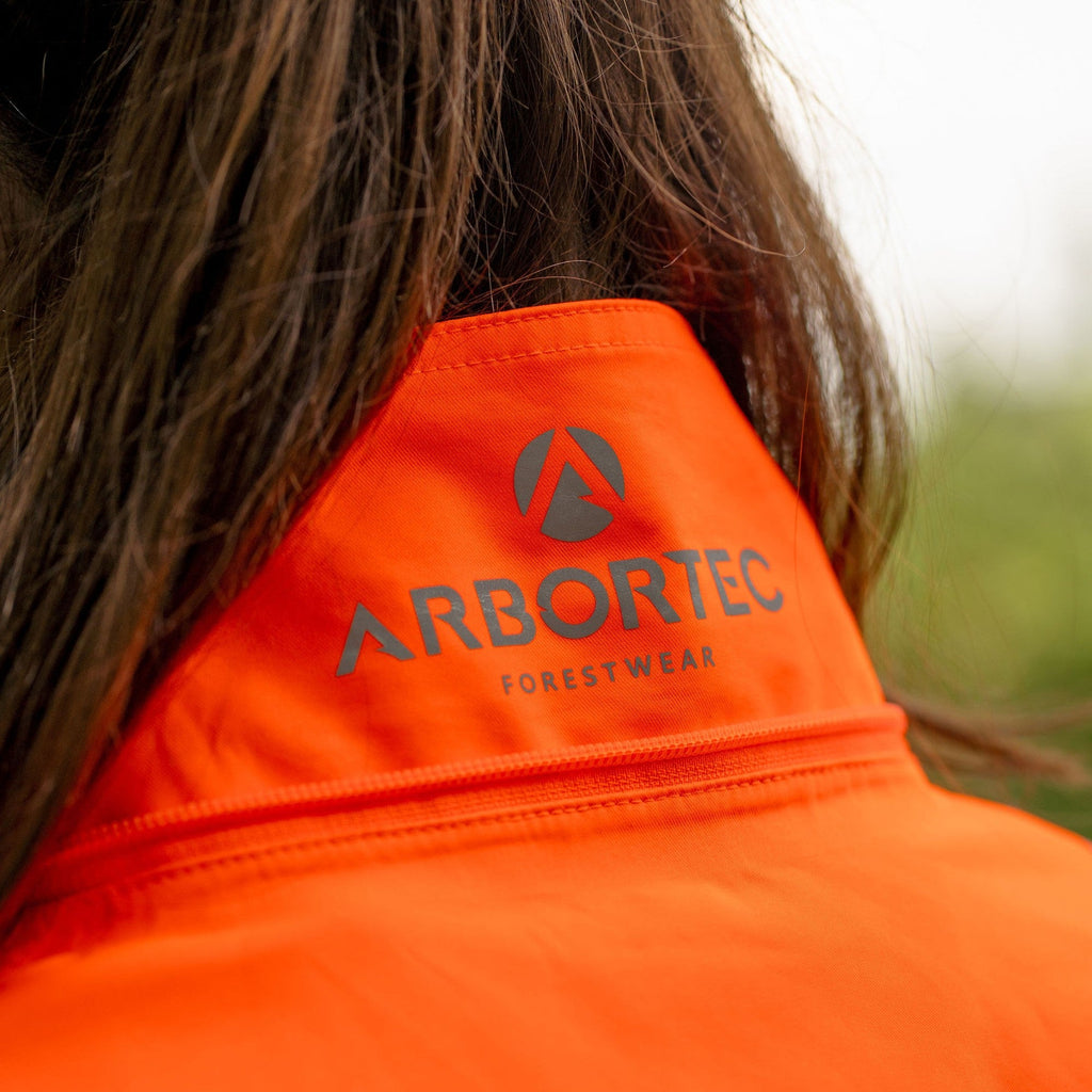 ATHV4420(F) Vollreißverschluss Wasserdichte Damen Arbeitsjacke – Hi-Vis Orange