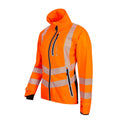 ATHV4420(F) Vollreißverschluss Wasserdichte Damen Arbeitsjacke – Hi-Vis Orange