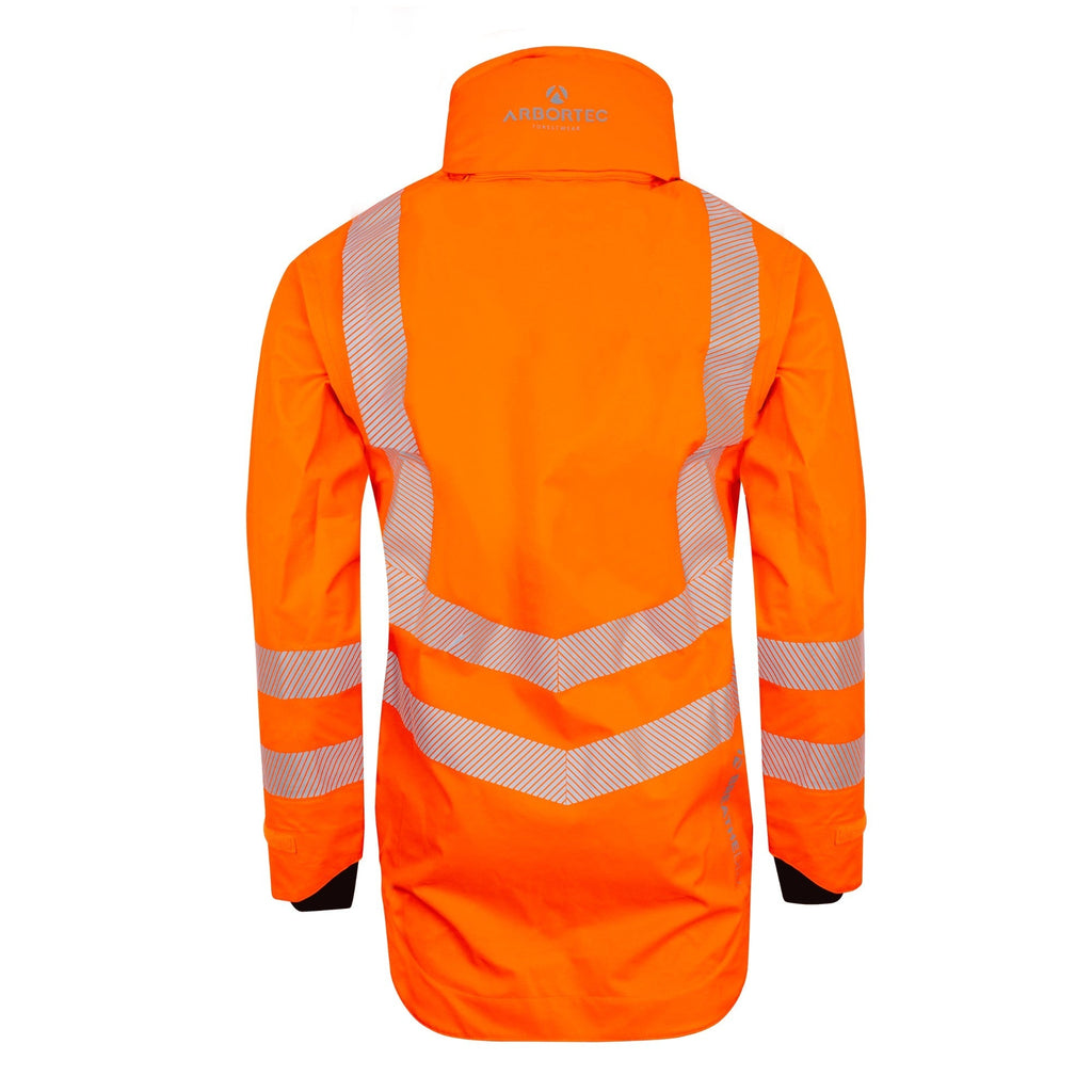 ATHV4420(F) Vollreißverschluss Wasserdichte Damen Arbeitsjacke – Hi-Vis Orange