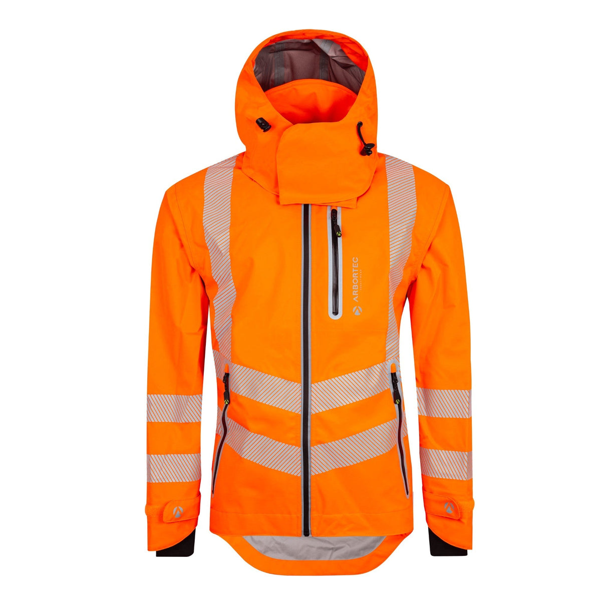 ATHV4420(F) Vollreißverschluss Wasserdichte Damen Arbeitsjacke – Hi-Vis Orange