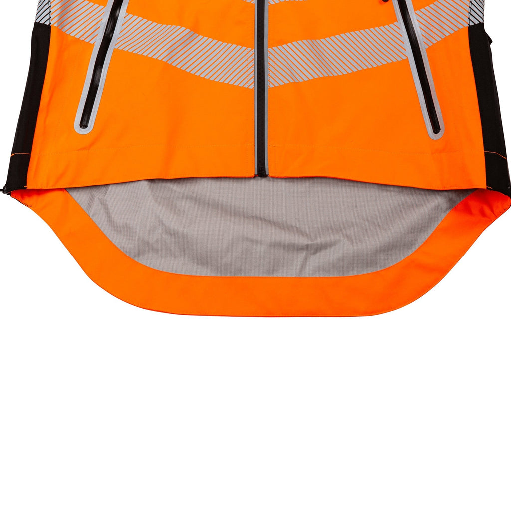 ATHV4420(F) Vollreißverschluss Wasserdichte Damen Arbeitsjacke – Hi-Vis Orange
