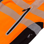 ATHV4420(F) Vollreißverschluss Wasserdichte Damen Arbeitsjacke – Hi-Vis Orange