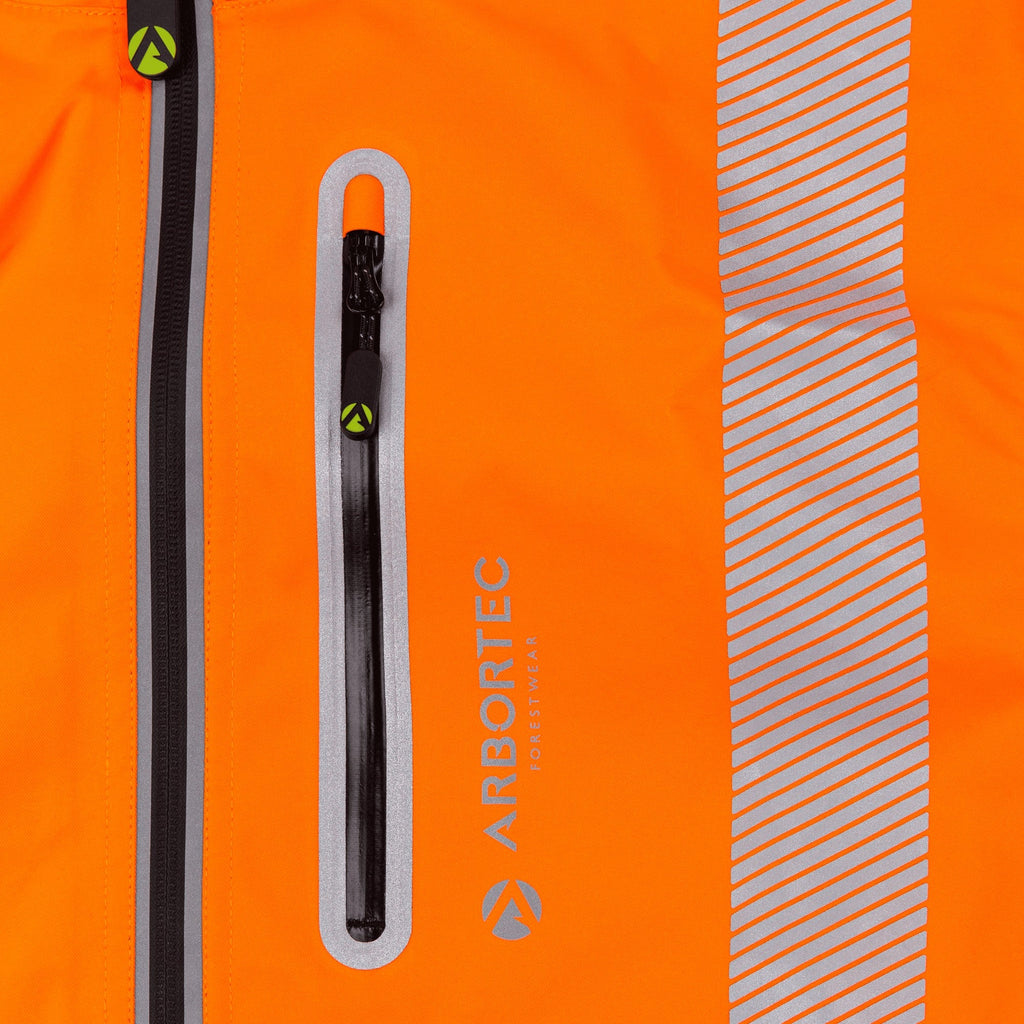 ATHV4420(F) Vollreißverschluss Wasserdichte Damen Arbeitsjacke – Hi-Vis Orange