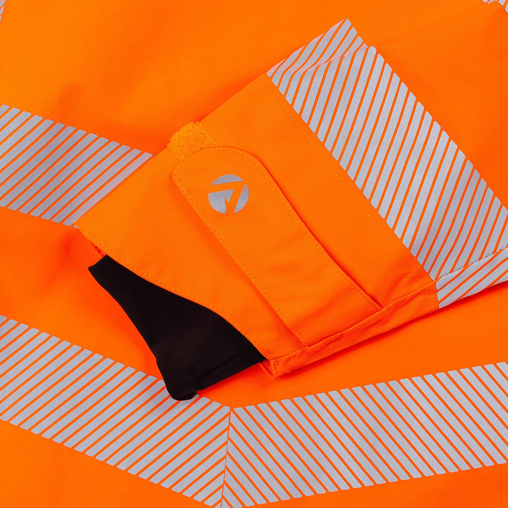 ATHV4420(F) Vollreißverschluss Wasserdichte Damen Arbeitsjacke – Hi-Vis Orange