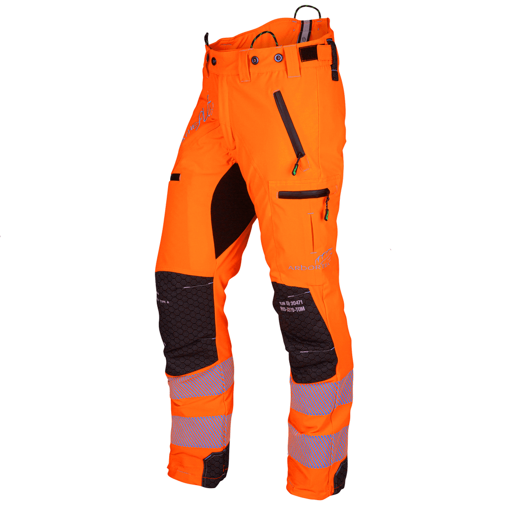 ATHV4060 Breatheflex Pro Schnittschutzhose Design A Klasse 1 - Hi-Vis Orange