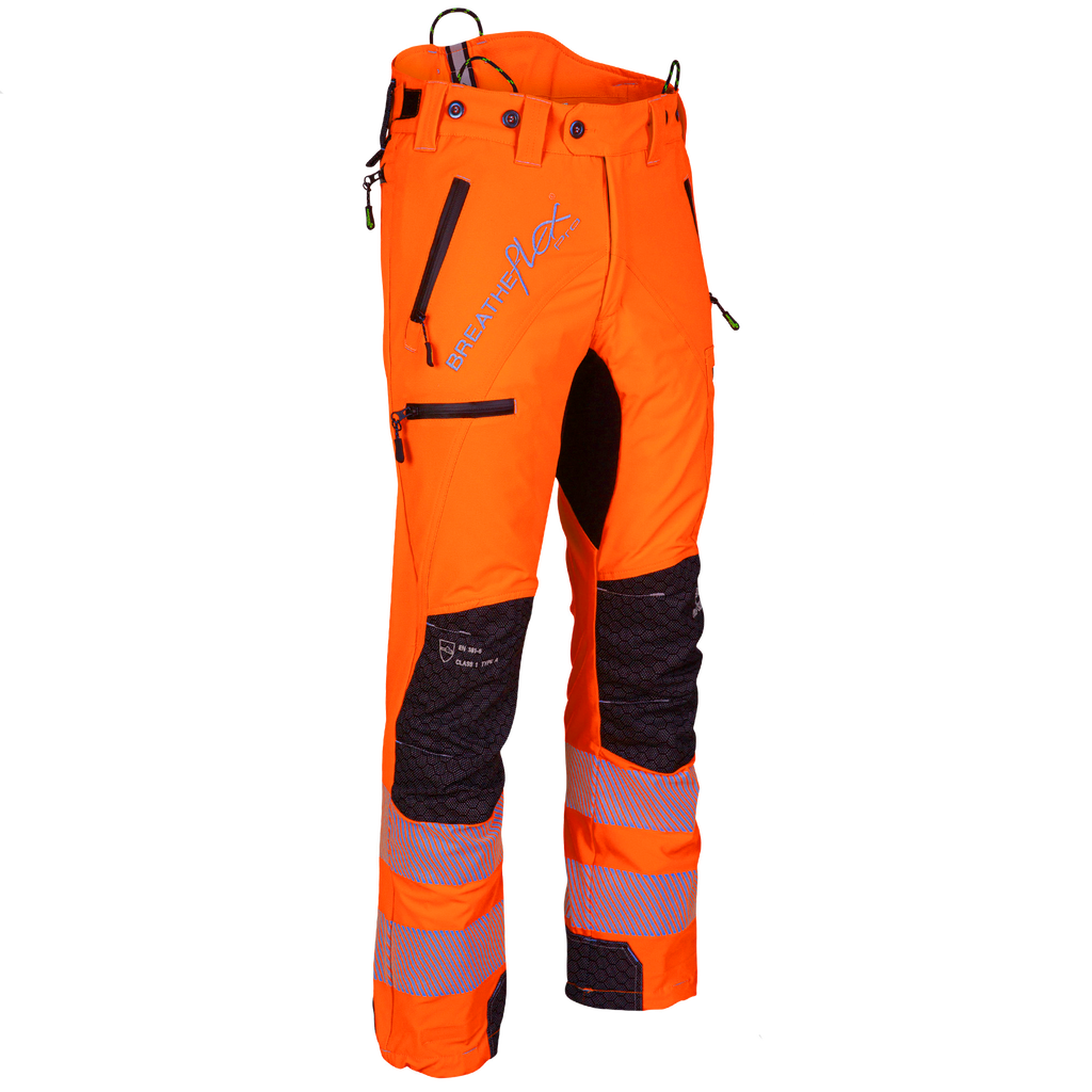 ATHV4060 Breatheflex Pro Schnittschutzhose Design A Klasse 1 - Hi-Vis Orange