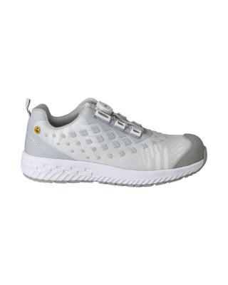 Sicherheitsschuhe S1P,BOA® Fit System – weiss/hellgrau-meliert