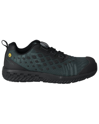 Sicherheitsschuhe S1P,BOA® Fit System – waldgrün/schwartz