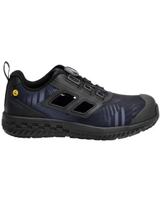 Sicherheitssandale S1PL, BOA® Fit System – steinblau/schwartz