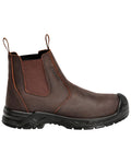 Sicherheitsstiefel S3S – dunkelbraun/schwarz