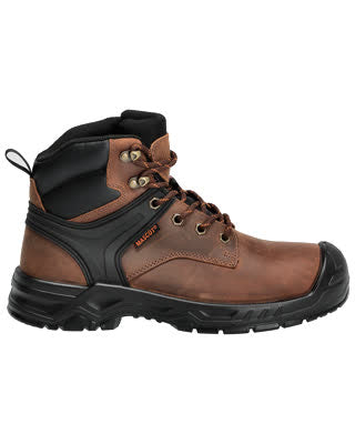 Sicherheitsstiefel S3S, Schnürsenkel – nussbraun/schwarz
